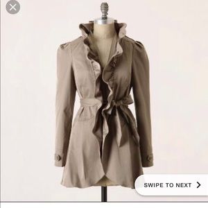 Pre❤️ Anthropologie Idra Clinton Ruffle Jacket